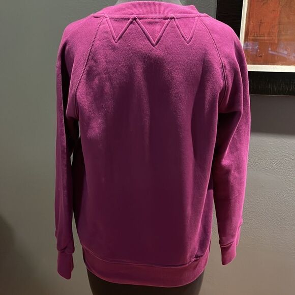 Lucky Chouette purple heavyweight owl graphic sweatshirt. Small. - Picture 4 of 7